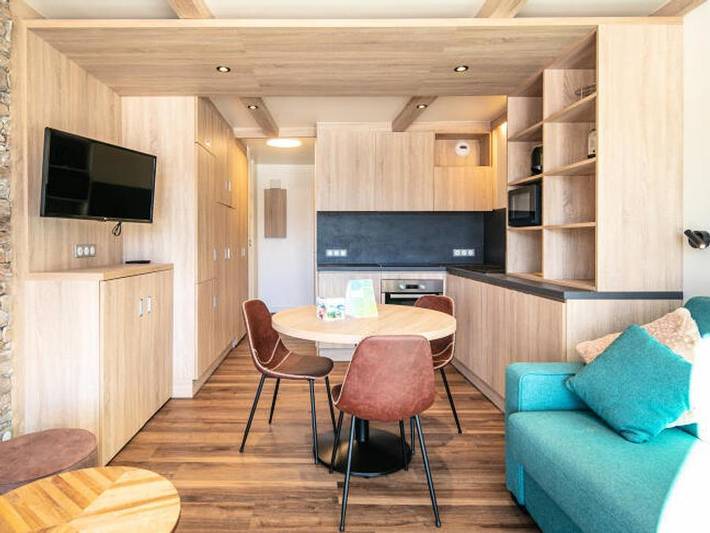 Résidence La Duit - Vacancéole - Studio 3 personen - Mit Balkon und Liegestühlen in Doucy, La Léchère