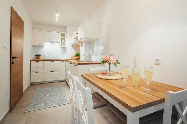 Appartement de vacances pour 4 personnes, avec Balcon ainsi que Terrasse et Vue