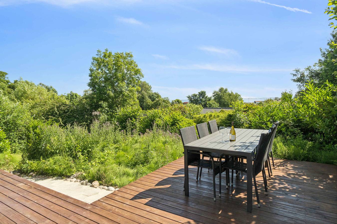 Ferienhaus mit Spa, Sauna und Meerblick in Følle Strand, Djursland