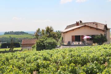 Gîte pour 7 personnes, avec terrasse et jardin dans Rhône