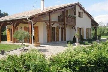 Cottage pour 10 personnes, avec balcon et jardin à Talais