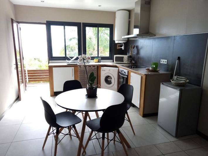 Appartement de vacances pour 3 personnes, avec jardin et vue