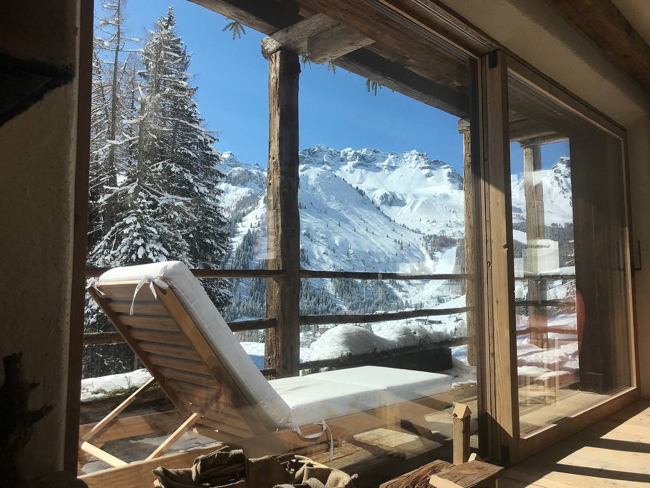 Chalet 'Dolomites Cesa Del Louf' mit Bergblick und Terrasse in Buchenstein, Dolomiti Superski
