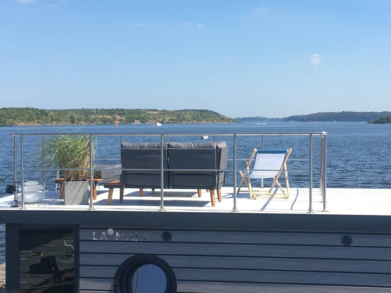 Entspannen auf dem hausboot "hafenprinz" in Travemünde, Lübeck