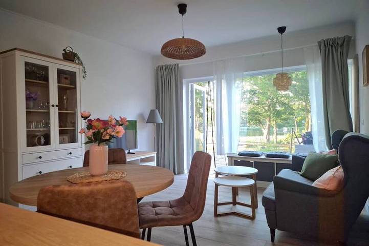 Ferienhaus für 4 Personen, mit Terrasse und Garten