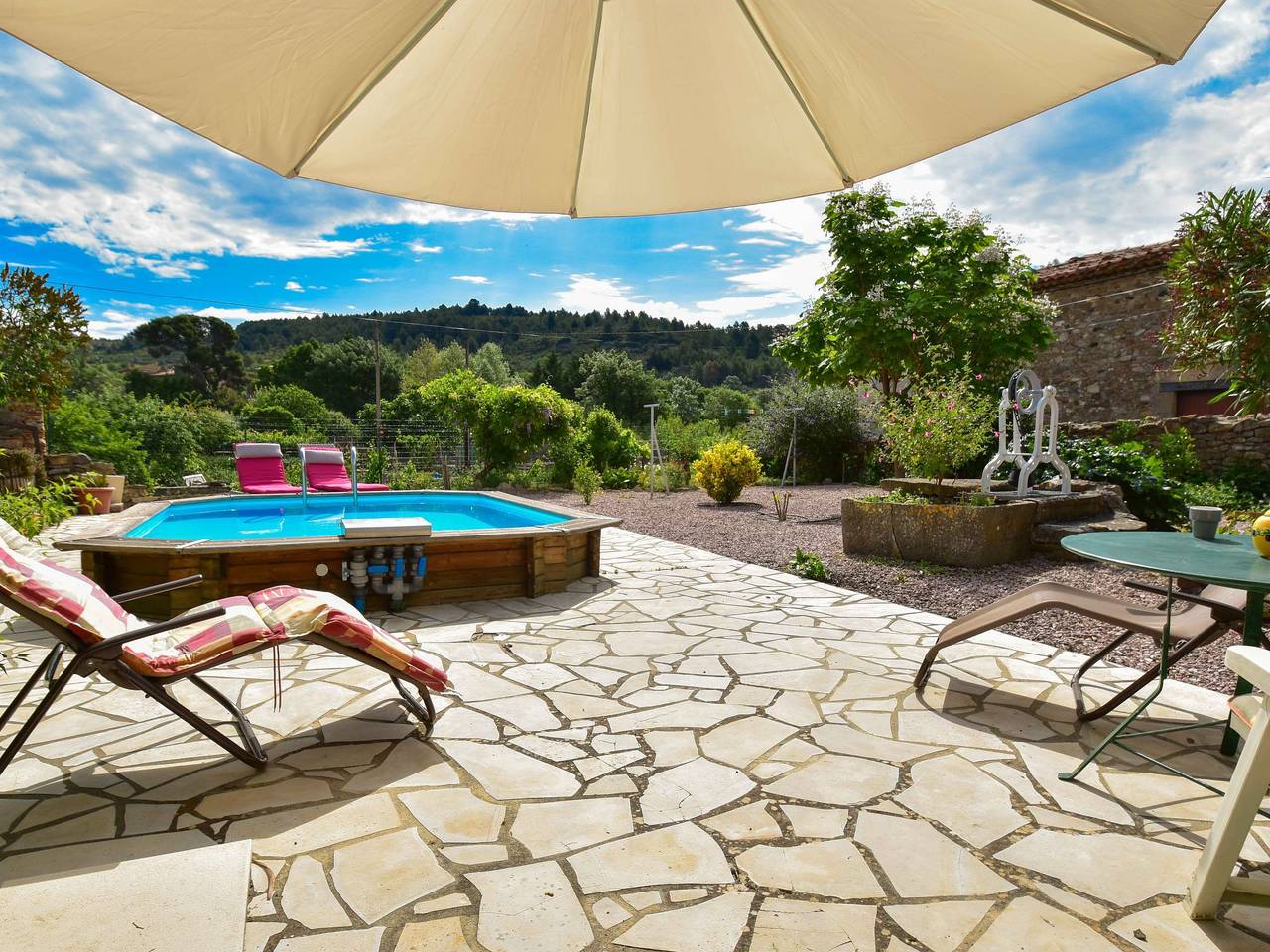Charmantes Natursteinhaus mit Pool in Félines-Minervois, Béziers und Umgebung