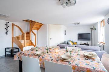 Gîte pour 6 personnes, avec vue et terrasse à Orschwiller