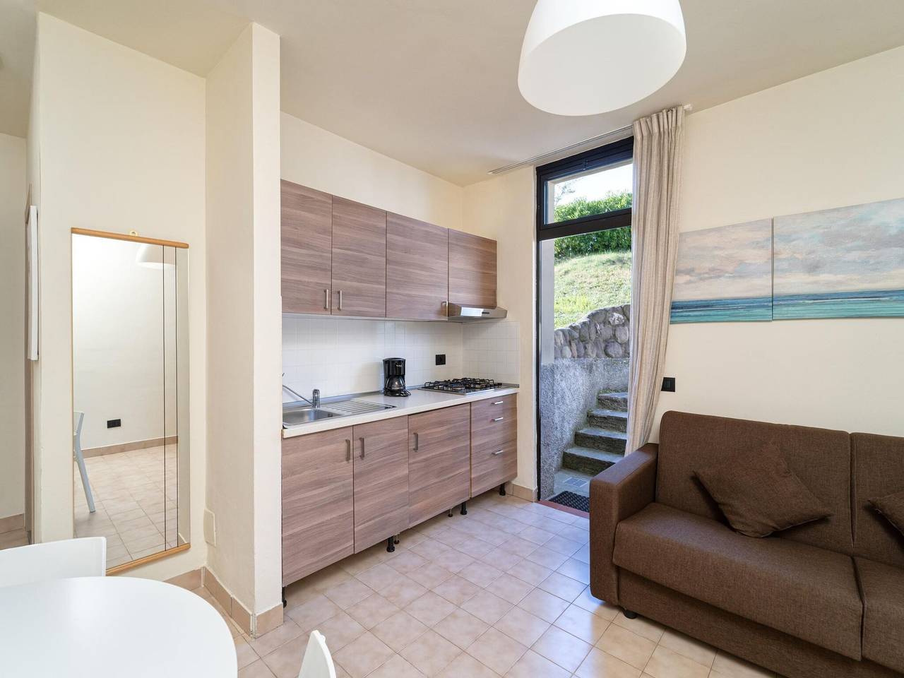 Ganze Wohnung, Ferienwohnung für 4 Personen mit Terrasse in Moniga Del Garda, Gardasee-Berge