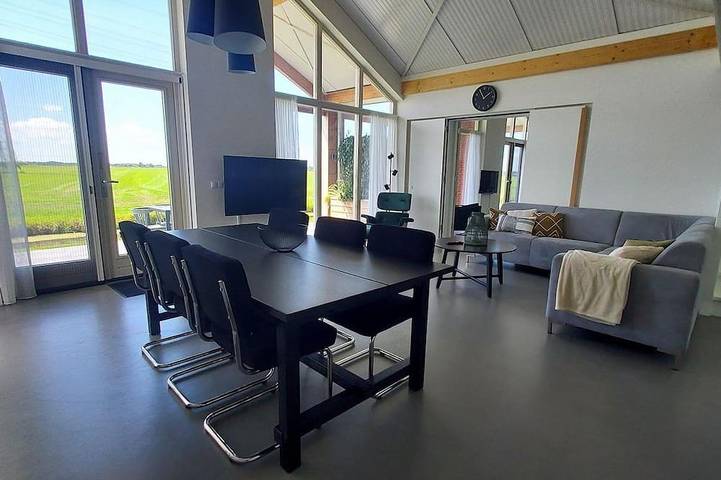Übernachten Sie in unserem angebauten Bungalow Anchor 8 mit Panoramablick. in Akkrum, Friesland