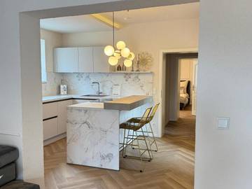 Ferienwohnung für 4 Personen, mit Terrasse und Ausblick, mit Haustier in Landau