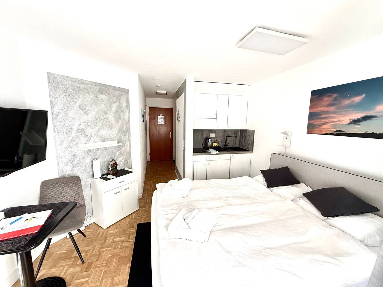 Ganze Wohnung, Studio im Zentrum, Schwimmbad und 400m von Skiliften entfernt in St. Moritz, Sankt Moritz