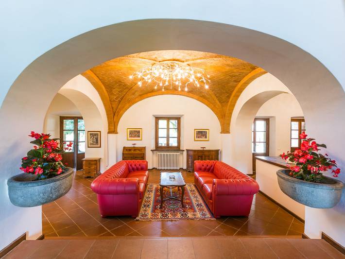 Location de vacances pour 10 personnes, avec jardin et vue, animaux acceptés à Pieve A Presciano - 4