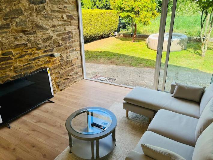 Casa rural para 8 personas, con vistas y jardín en Santiago de Compostela