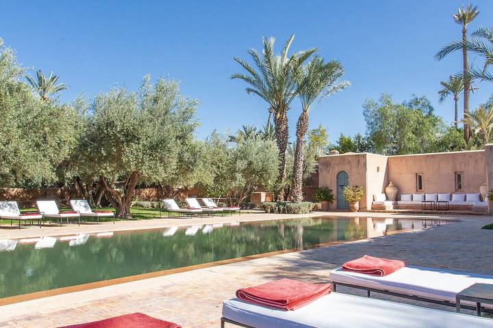 Villa pour 23 personnes, avec jardin et terrasse à Marrakech