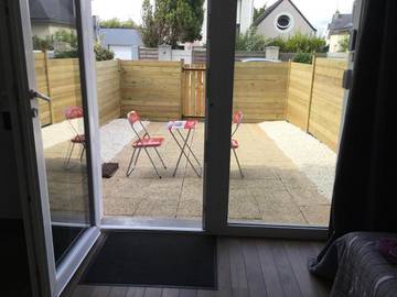 Gîte pour 2 personnes, avec terrasse, animaux acceptés dans Le Fort-Bloqué