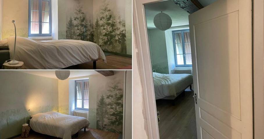 Gîte pour 3 personnes, avec jardin et vue, animaux acceptés à Darcey