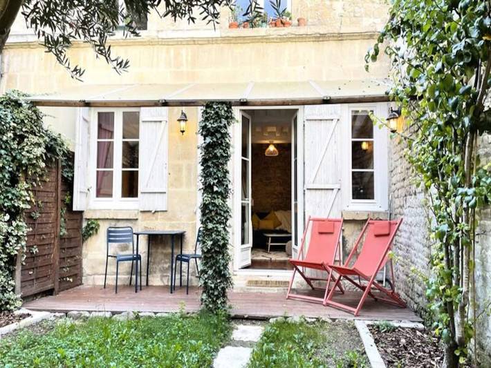 Appartement de vacances pour 2 personnes, avec jardin