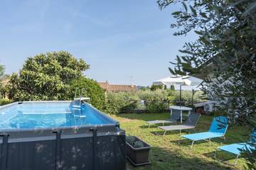 Ferienhaus für 5 Personen, mit Pool und Balkon sowie Seeblick, kinderfreundlich in San Felice del Benaco