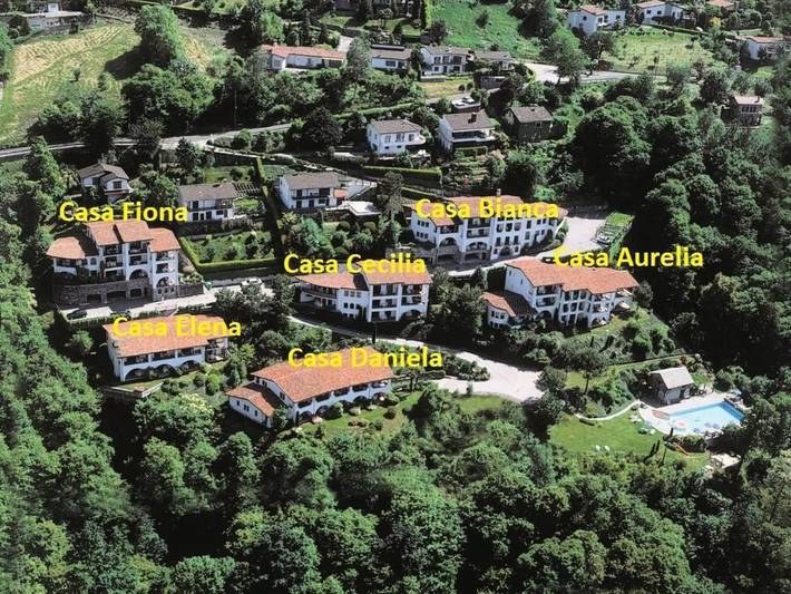 Ferienwohnung für 4 Personen, mit Garten und Pool in Piazzogna