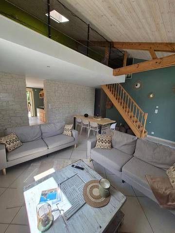 Cottage pour 9 personnes, avec vue et jardin à Mouchamps