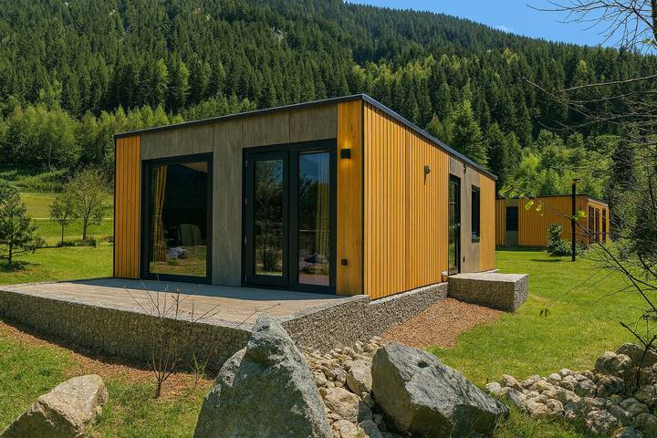 Ferienhaus für 4 Personen, mit Garten und Terrasse am Arlberg