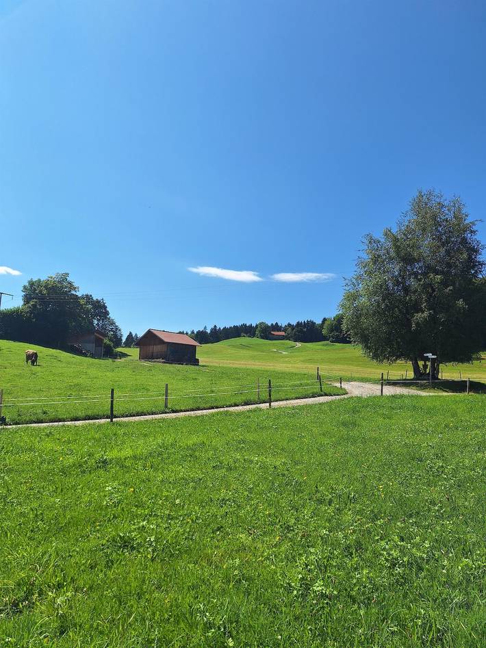 Ferienwohnung für 4 Personen, mit Balkon und Terrasse sowie Garten in Rettenberg
