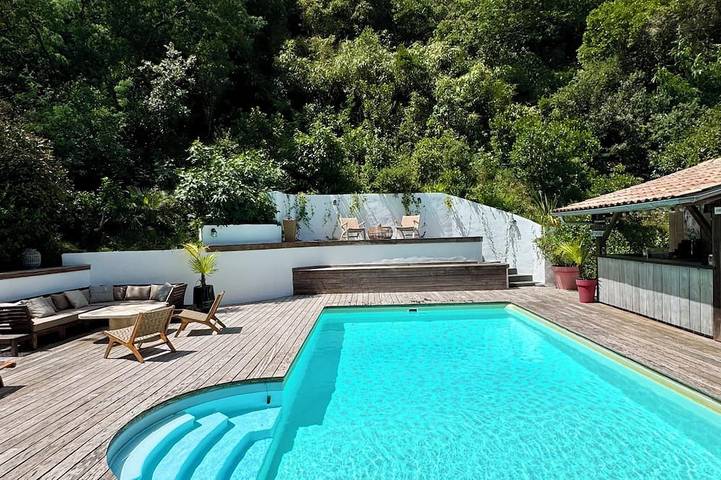 Villa pour 12 personnes, avec jacuzzi dans Le Moulleau