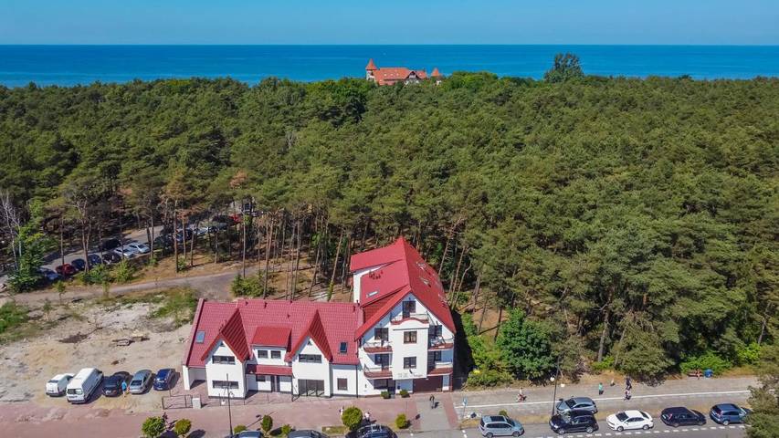 Bed & breakfast dla 2 osób, z ogród i widok w Łeba