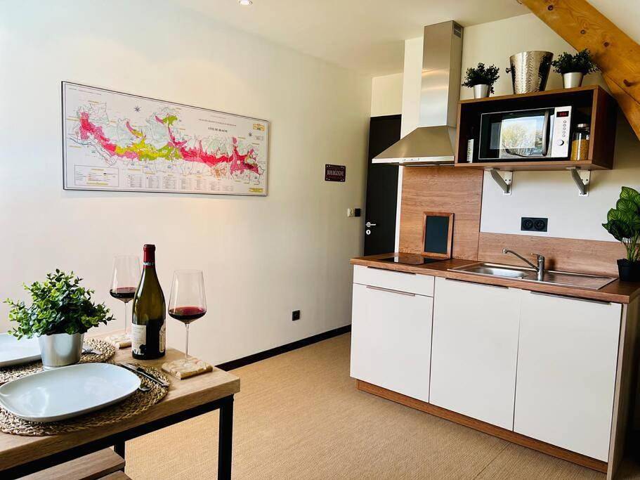Appartement entier, One-Bedroom Apartment in Meursault, Région de Beaune