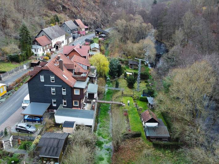 Ferienwohnung für 3 Personen, mit Balkon und Terrasse sowie Garten in Altenbrak