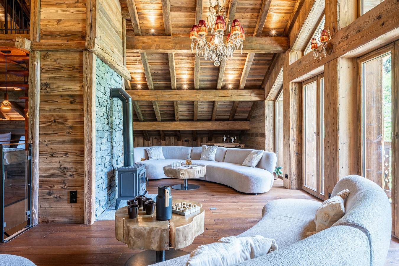 Chalet 'Gaston' avec vue sur les montagnes, Wi-Fi et climatisation in Champagny-en-Vanoise, Parc National de la Vanoise