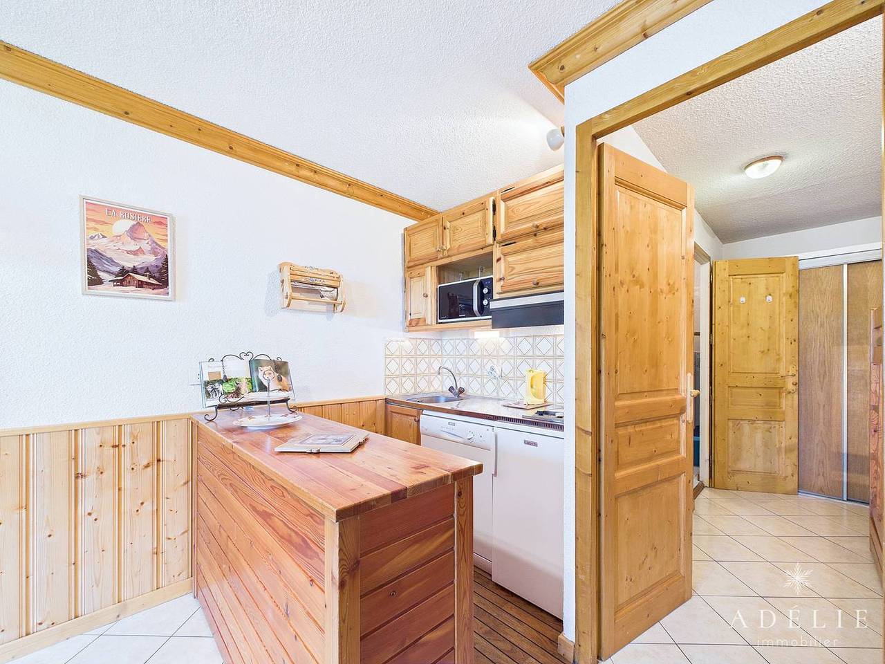 Appartement de vacances entier, Studio Cozy En Rez De Jardin Proche Des Pistes in La Rosière, Montvalezan