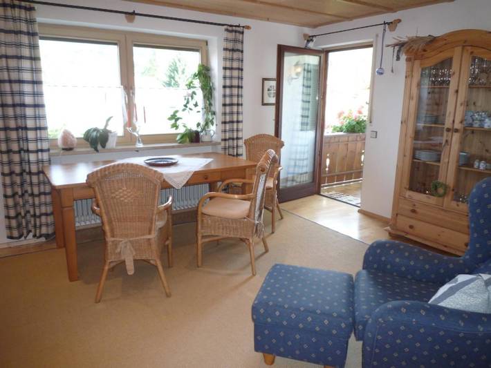 Ferienwohnung für 3 Personen, mit Balkon und Garten sowie Ausblick in Halblech - 4