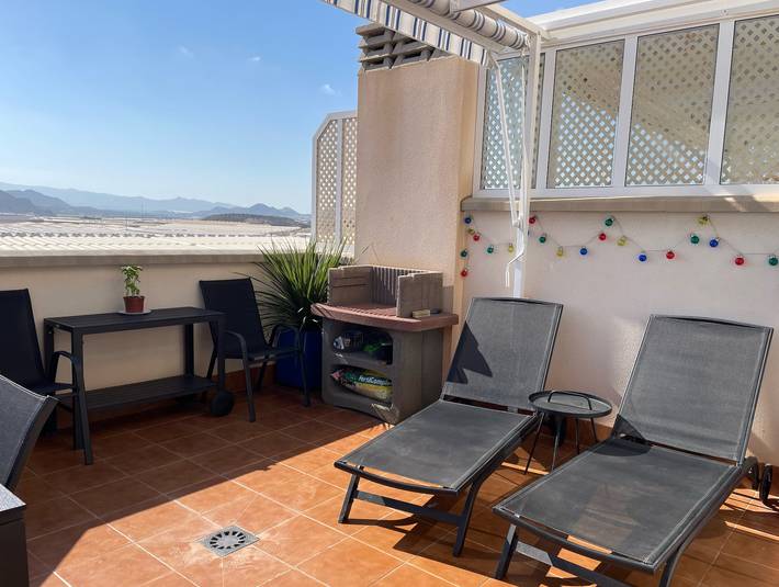 Gîte pour 6 personnes, avec jardin ainsi que vue sur l’océan et piscine dans Puerto de Mazarrón - 3