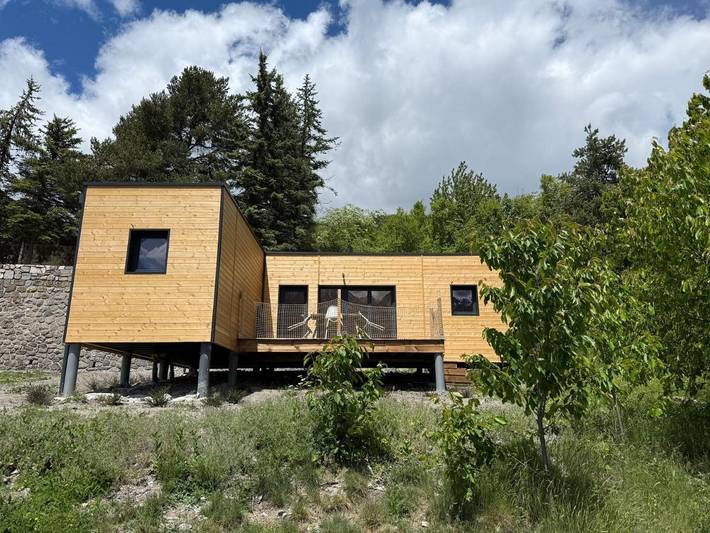 Chalet pour 4 personnes, avec Terrasse ainsi que Jardin et Vue à Barcelonnette