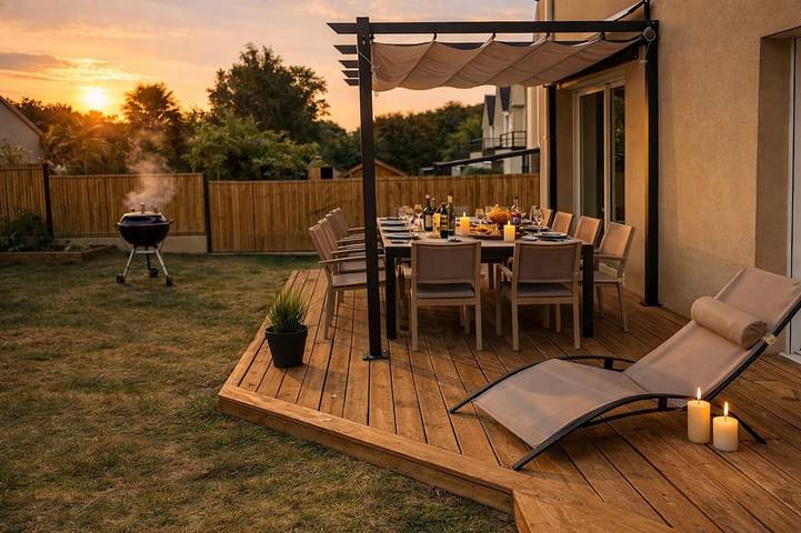 Ferienhaus für 8 Personen, mit Terrasse und Garten - 1