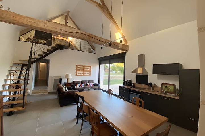 Location de vacances pour 9 personnes, avec jardin, animaux acceptés à Thenay