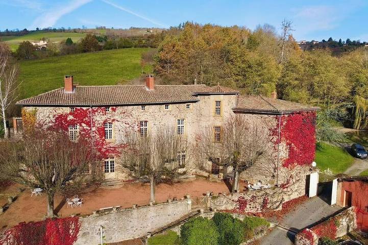 Château de Charfetain, domaine du 17ème offrant plusieurs dépendances de charme. in Brullioles, Lyon et ses environs