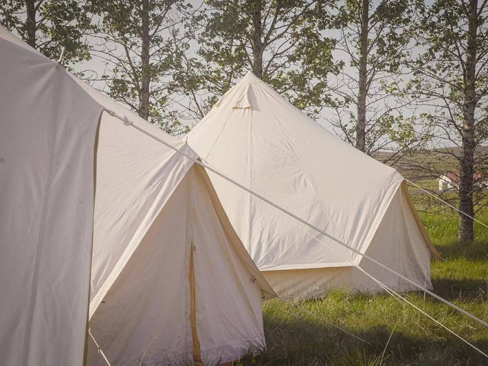 Camping für 2 Personen, mit Garten und Whirlpool sowie Pool und Terrasse in Island - 2