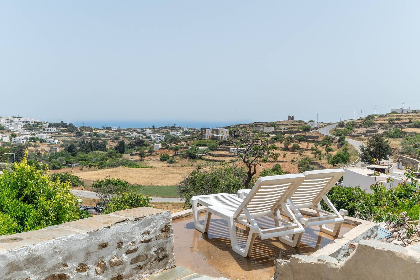 Estudio entero, Estudio 'Sifnos 7' con vistas al mar, Wi-Fi y aire acondicionado in Cícladas