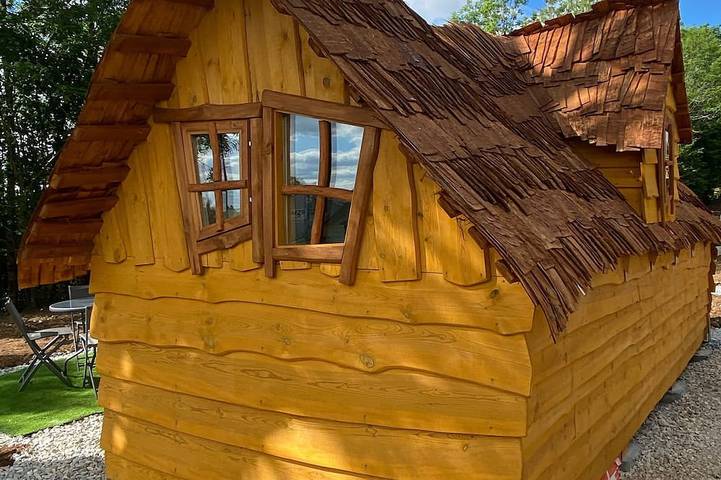 Chalet per 4 persone, con terrazza e giardino nonché piscina e idromassaggio - 1