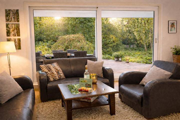 Ferienwohnung für 6 Personen, mit Terrasse und Garten sowie Sauna und Ausblick in Dörpen