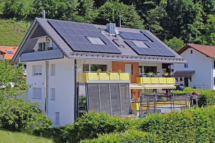 Ferienwohnung für 4 Personen, mit Balkon und Sauna in Münstertal