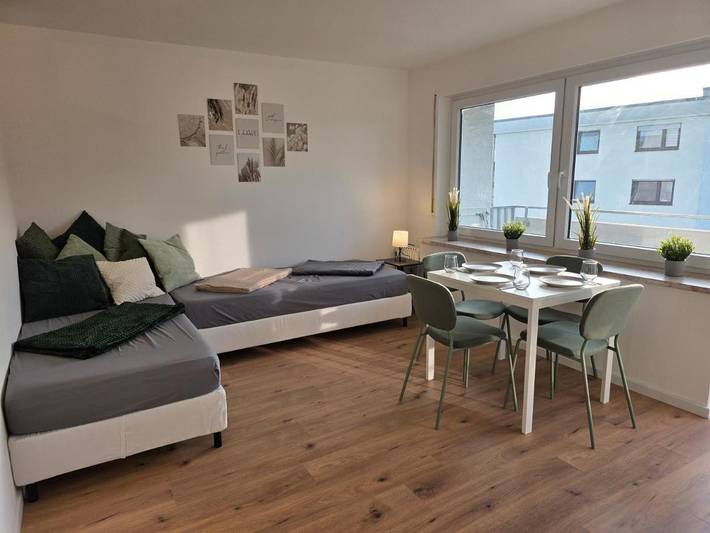 Ferienwohnung für 4 Personen, mit Balkon und Ausblick, mit Haustier in Neu-Ulm - 2