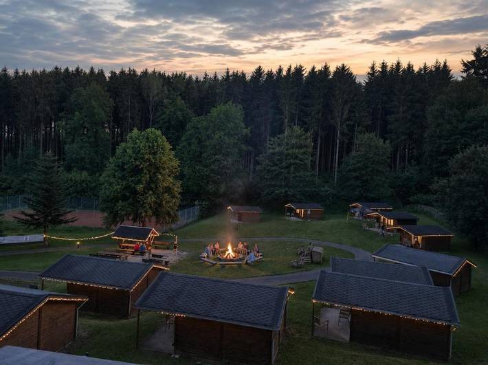 Ferienhaus für 5 Personen, mit Terrasse und Garten sowie Kinderpool und Ausblick in Gelenau (Erzgebirge)