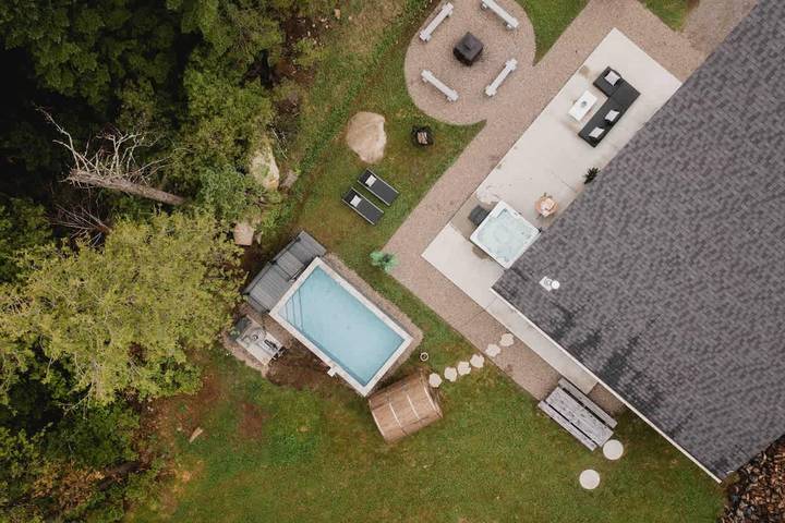 Villa pour 10 personnes, avec balcon et jardin, adapté aux familles dans Canada