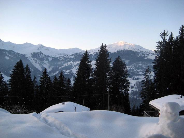 Entire holiday apartment, Ferienhaus Underem Ried - 4.5 bedroom house for 6 people, 160m2 in Luzein, Plessur alps