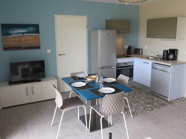 Location de vacances pour 4 personnes, avec bassin pour enfant et balcon dans Plage Nord Des Sableres Vieux Boucau Les Bains - 4