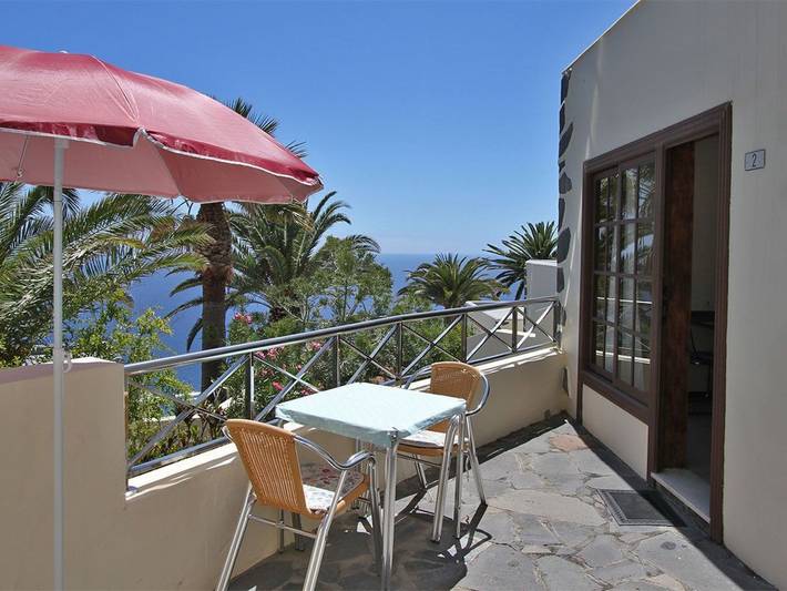 Bungalow para 2 personas, con jardín además de sauna y piscina en La Palma