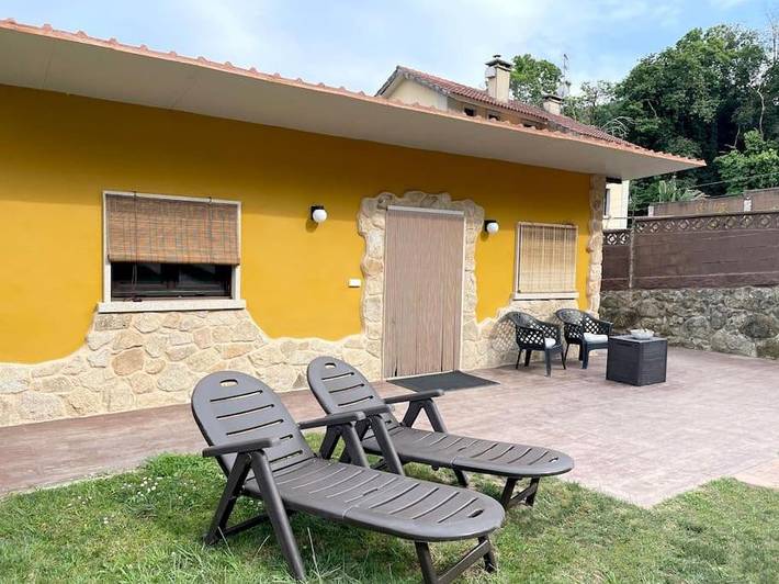 Apartamento para 6 personas, con Terraza además de Jardín y Vistas en Gondomar